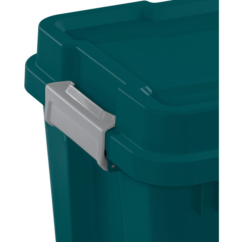 Plastic Box Set, Green, 4