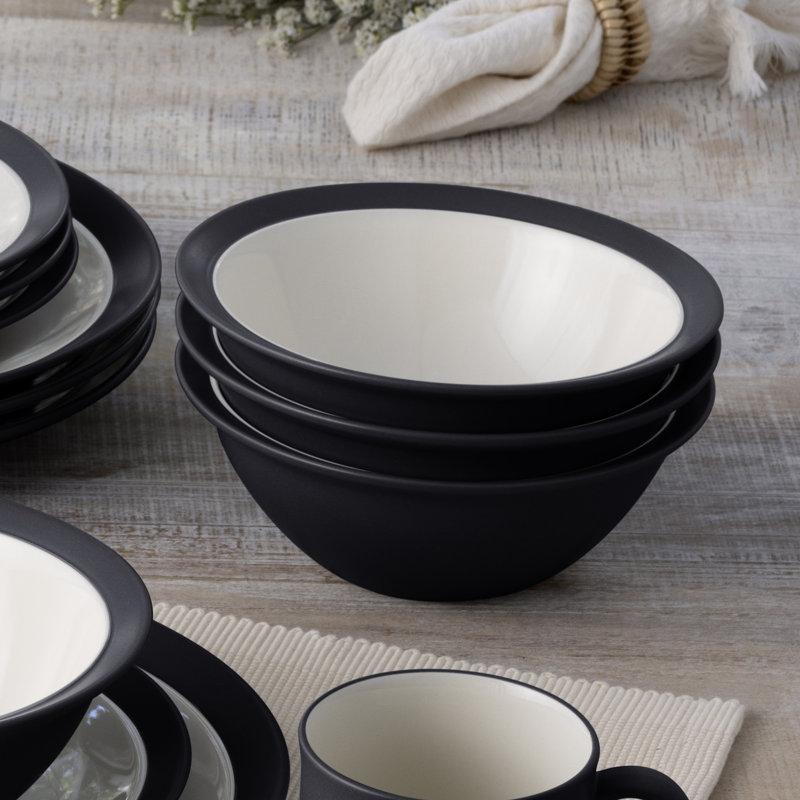 Noritake Colorwave Curve Soup/Cereals, 7", 22 Oz., Graphite