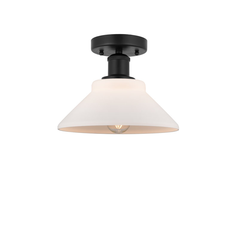 Plafonnier semi-encastré en verre Choccolocco, Noir mat, Blanc mat
