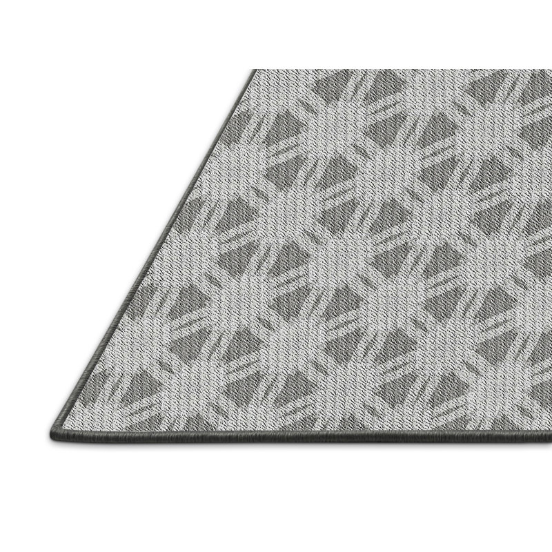 Geometric Indoor Rug, Rectangle 2' x 3'