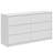 Modern Minimalist Double Dresser with Drawer White-1413227285-1415329514