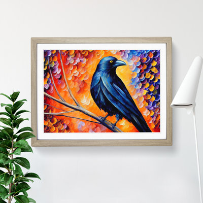 Crow Bird Vol.4 Abstract - Single Picture Frame Print