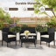Patio Conversation Set with Cushions for Porch-644593460-644178240