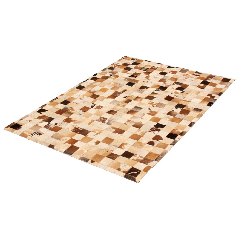 Tapis ivoire / brun / gris Waco