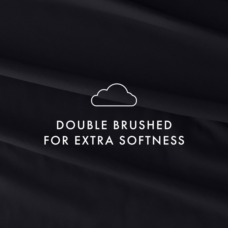 Premium Black Twin XL Ultra Soft Microfiber Bed Sheet Set
