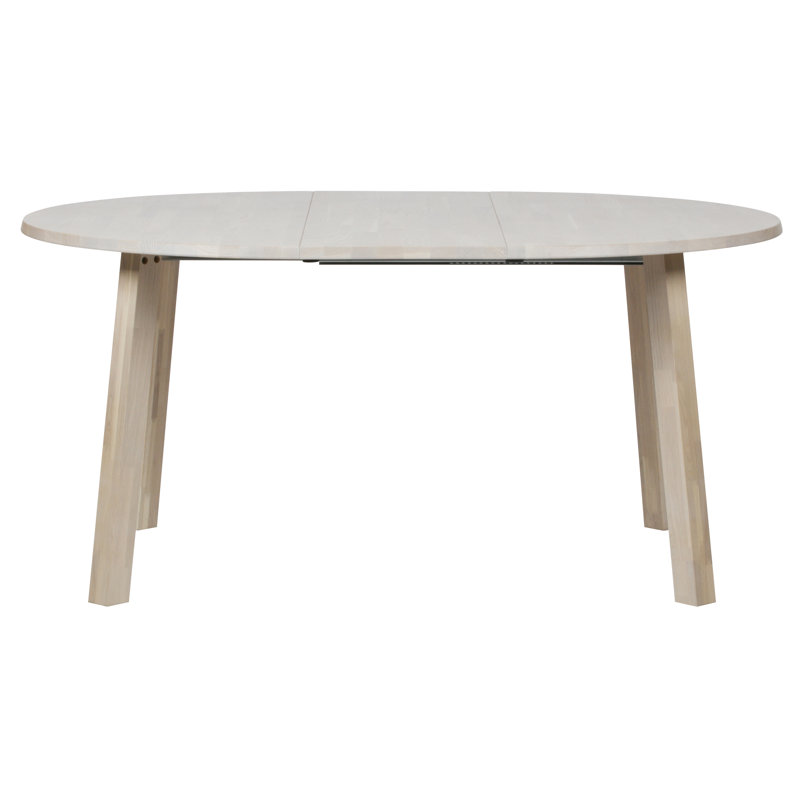 Lange Jan Extendable Oak Round Solid Wood Dining Table