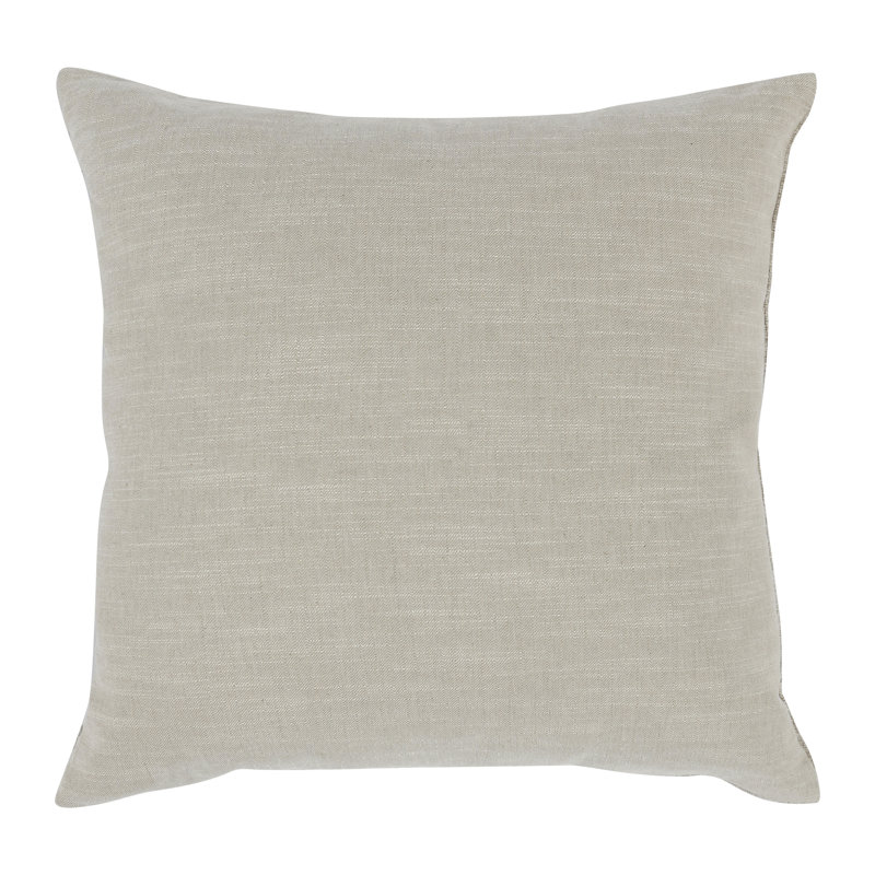 Abstract Throw Pillow Cover & Insert, Natural/Taupe