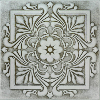 Victorian 1.6 ft. x 1.6 ft. Polystyrene Glue-up Ceiling Tile