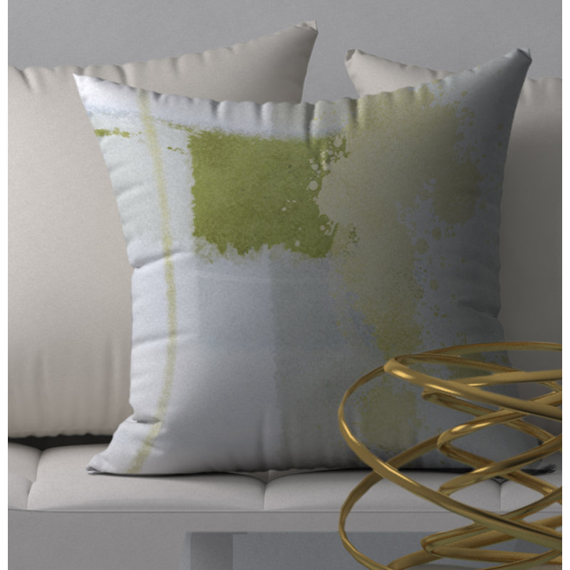  Housse et insert de coussin carré à paillettes, H 18 po x l 18 po