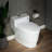 WoodBridge 1.6 Gallons GPF Elongated Comfort Height Floor Mounted One-Piece Toilet (Seat Included)