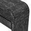 Console, 52 po x 14 po x 31,5 po, noir antique. Table courbée rétro avec rangement pour le couloir. Et attrayant