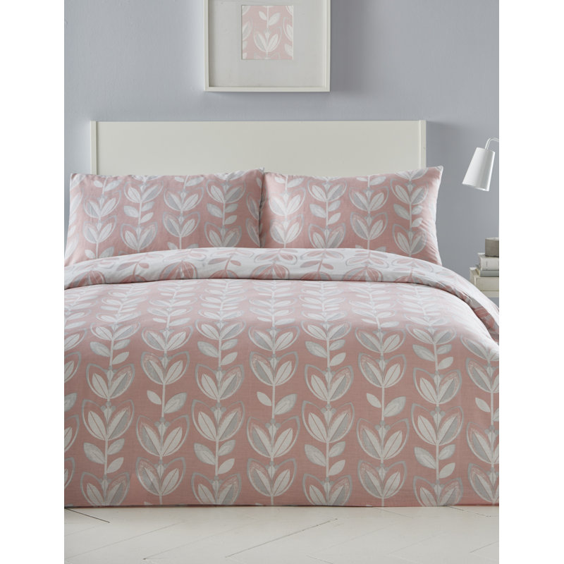 Bollington Floral Reversible Duvet Cover Set, Double Duvet Cover + 2 Standard Pillowcases, Cora