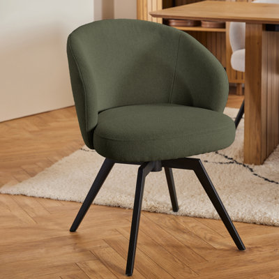 Darlene Dining Chair with Armrest and Swivel Function