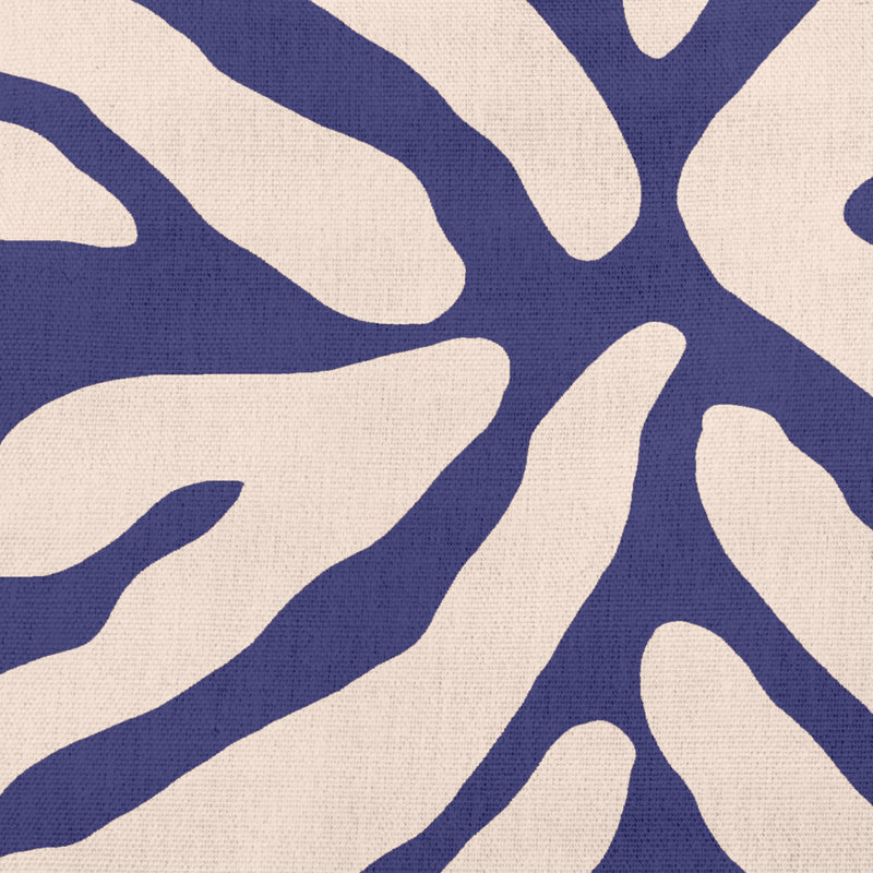 Coussin lombaire intérieur / extérieur Animal Stripe, Mauve