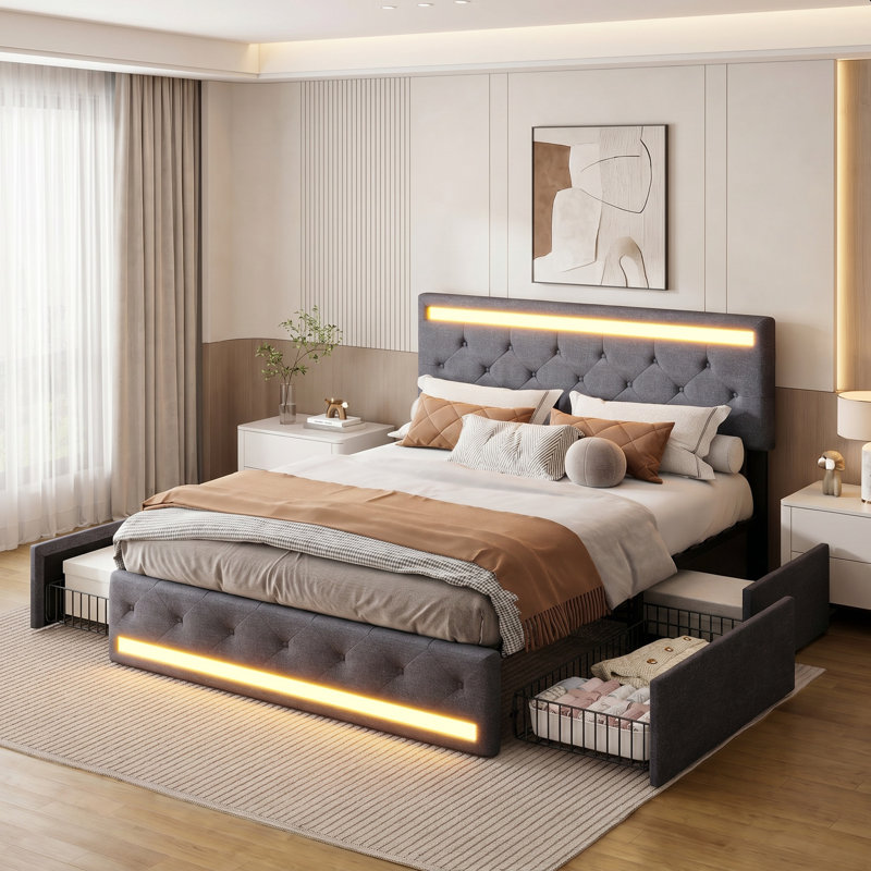 Storage Bed, Super King (6')