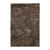Areva Shag Brown Area Rug