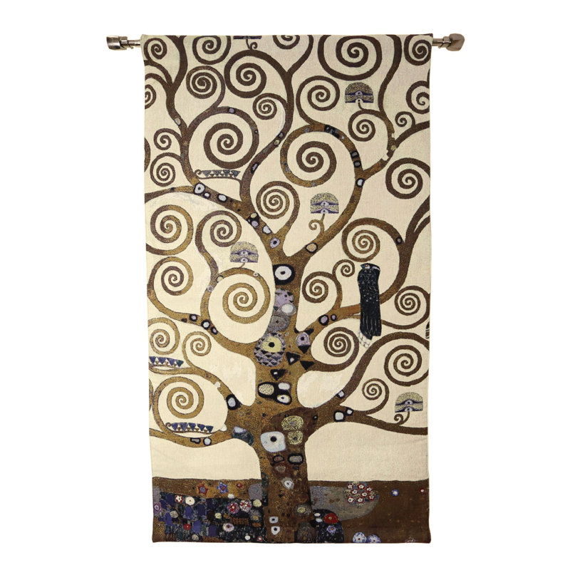 Décoration murale en coton arbre de vie Klimt