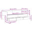 Rustic Daybed Engineered Wood Durable-1001105030-1001105028