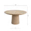 Table de salle à manger Maddox Warm Travertine