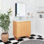 Ensemble de meuble-lavabo autoportant 30 po avec plateau en résine