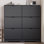 Armoire à chaussures avec 6 tiroirs rabattables, rangement pour chaussures d'entrée cannelé de 46,7 po de largeur, armoire autoportante en bois composite avec tablettes réglables