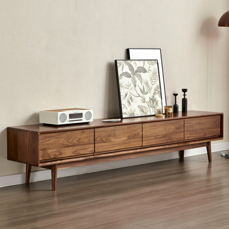 Simple Solid Wood TV Cabinet