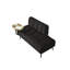 Causeuse de canapé 54 po en velours capitonné avec table d'appoint-306988191