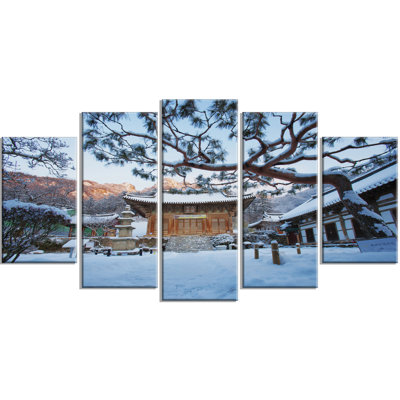 " Naesosa Temple In South Korea " 5 - Pieces