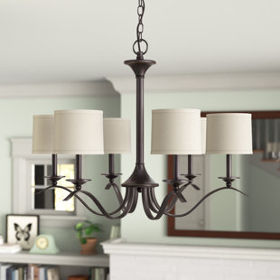 Small and Lovely Empire Revival Bronze and Brass Chandelier / Pendant -  Ruby Lane