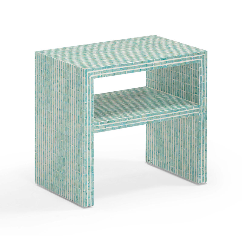 Table de chevet Derry, Bleu