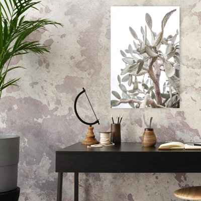 Art contemporain, paysage contemporain, cactus abstrait, art de la nature