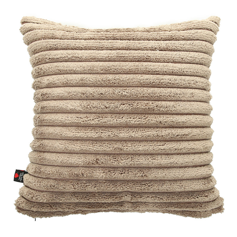 Alvera Square Cushion, 28 x 28cm, Mocha
