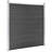 Medan 472.44cm H x 872cm W Black Composite Fence Panels Included