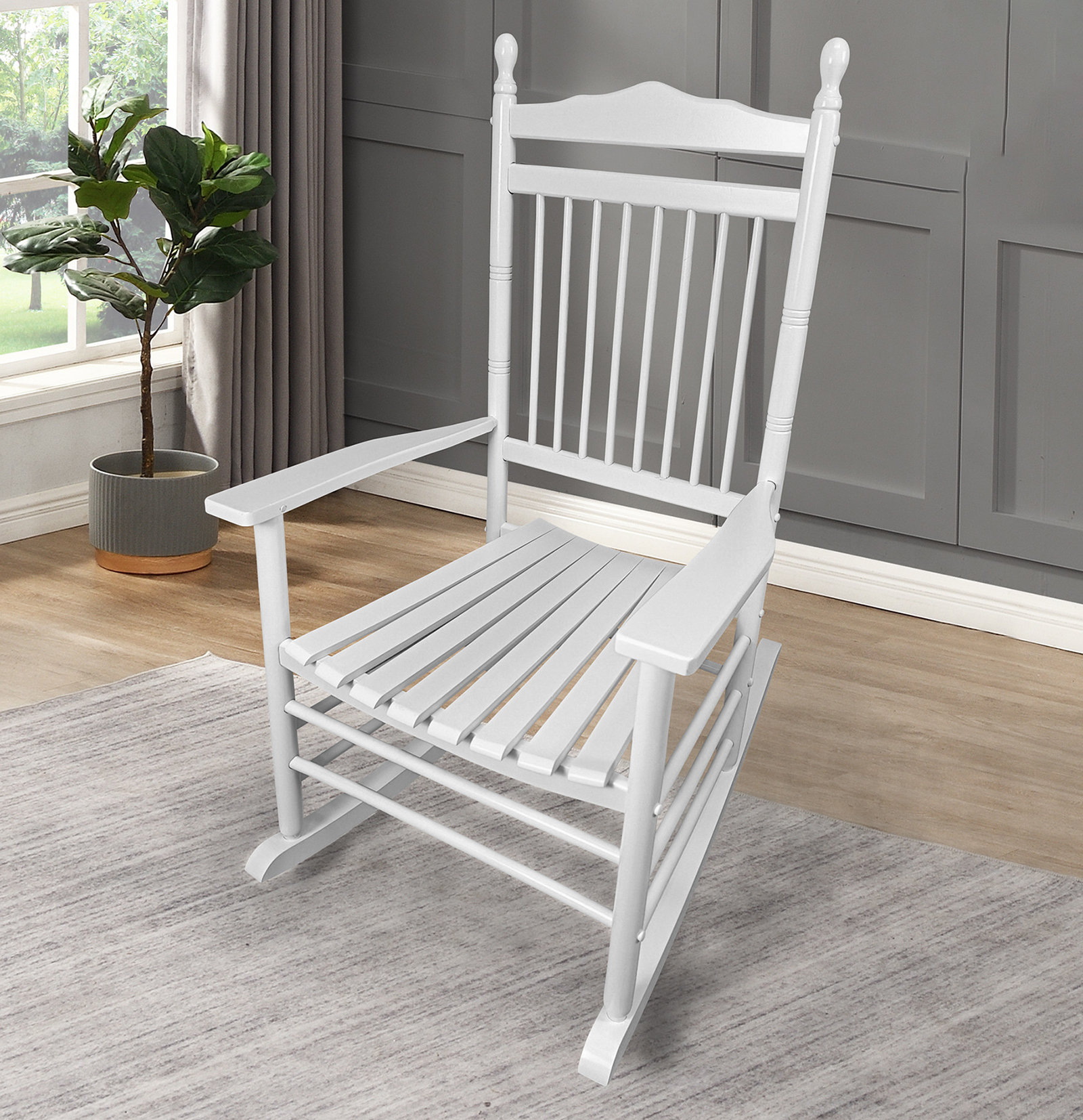 Dovecove Edmond Outdoor Rocker Chair Wayfair