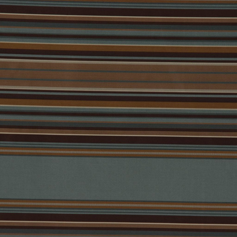 Allure Fabric, Blue/Brown