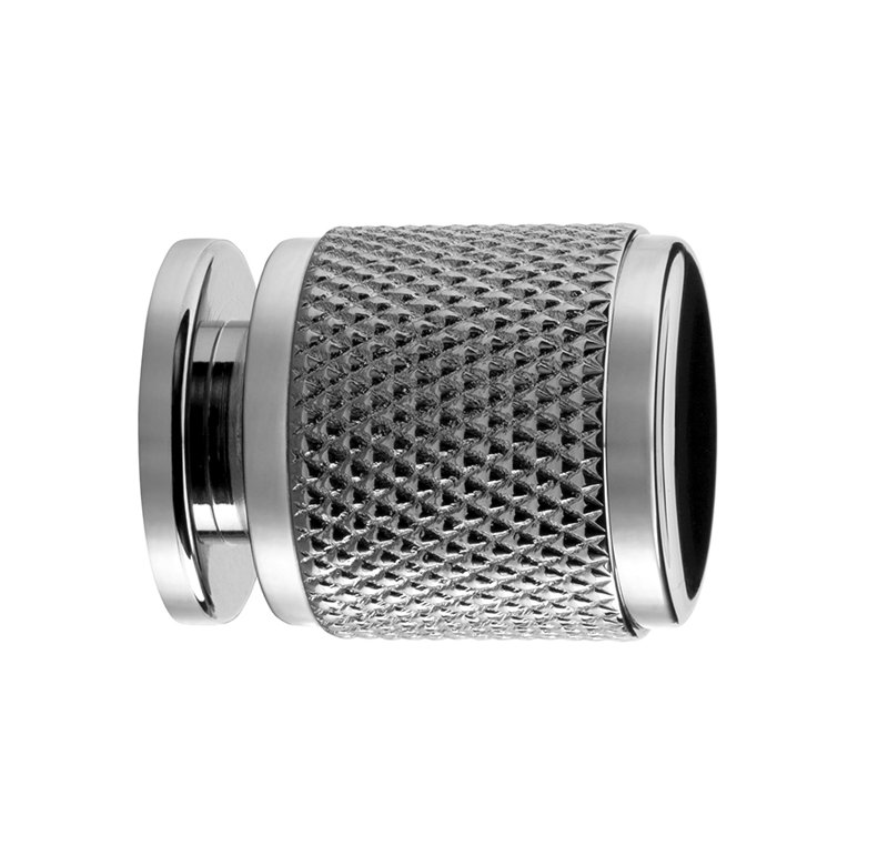 Jazz Round Knob, Bright Chrome, 1.02" H x 1.01" W x 1.01" D