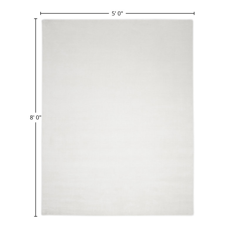 Lodhi Area Rug in Ivory, Rectangle 5' x 8'