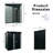 5ft X 3ft Outdoor Metal Storage Shed In Black - Transparent Plate, Robust Galvanized Steel Build, Hinged Door, Simple Assembly, Extreme Weather Panels Shed, Endurance Strong Construction, Easy-118823287