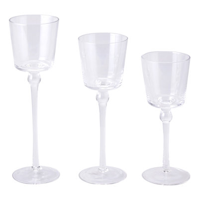 10'' H Glass Tabletop Candlestick