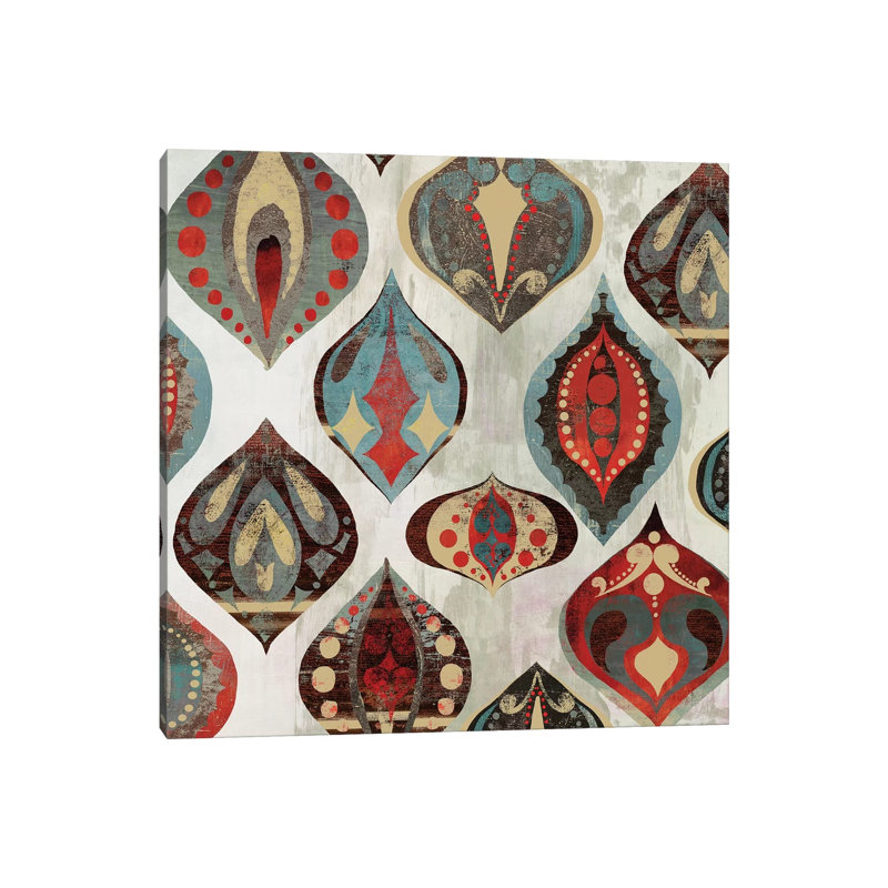 Ornamental I 1 Piece Wrapped Canvas Wall Art, 45.72 cm H x 45.72 cm W x 1.91 cm D