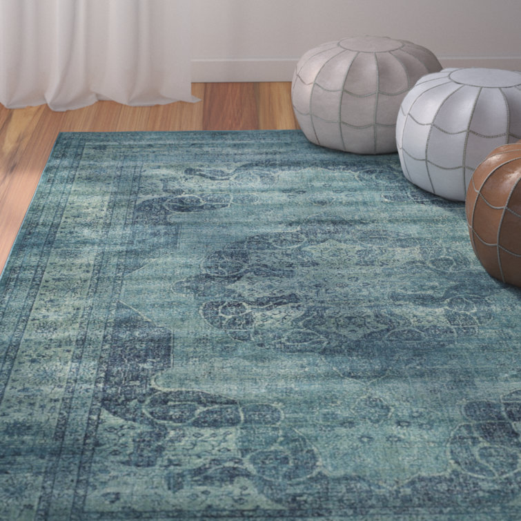 Evanoff Oriental Blue/Multi Area Rug