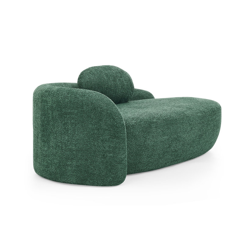 Méridienne rembourrée 38 po, Vert