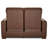  Acadia Power Leather Match Reclining Loveseat with Headrest