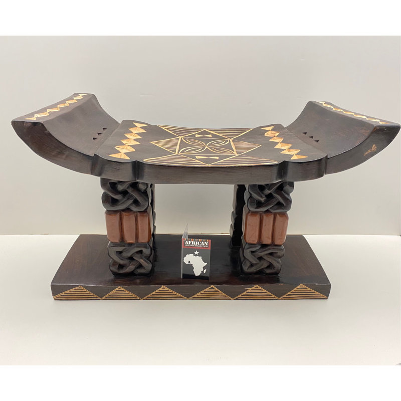 Tabouret décoratif en bois massif