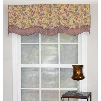 Bingley Cotton Floral Scalloped Window Valance