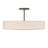 Cilindro Textrene Fabric Semi Flush Mount