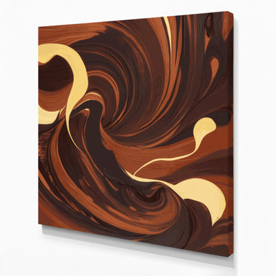«Abstract Landscape 11», art mural sur toile noire