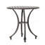 Table d'appoint d'extérieur en fonte d'aluminium 19 po