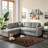 L Shape Couch,Sleeper Sofa Bed,Pull Out Sofa With Storage Ottoman And Two Pillows-293606341