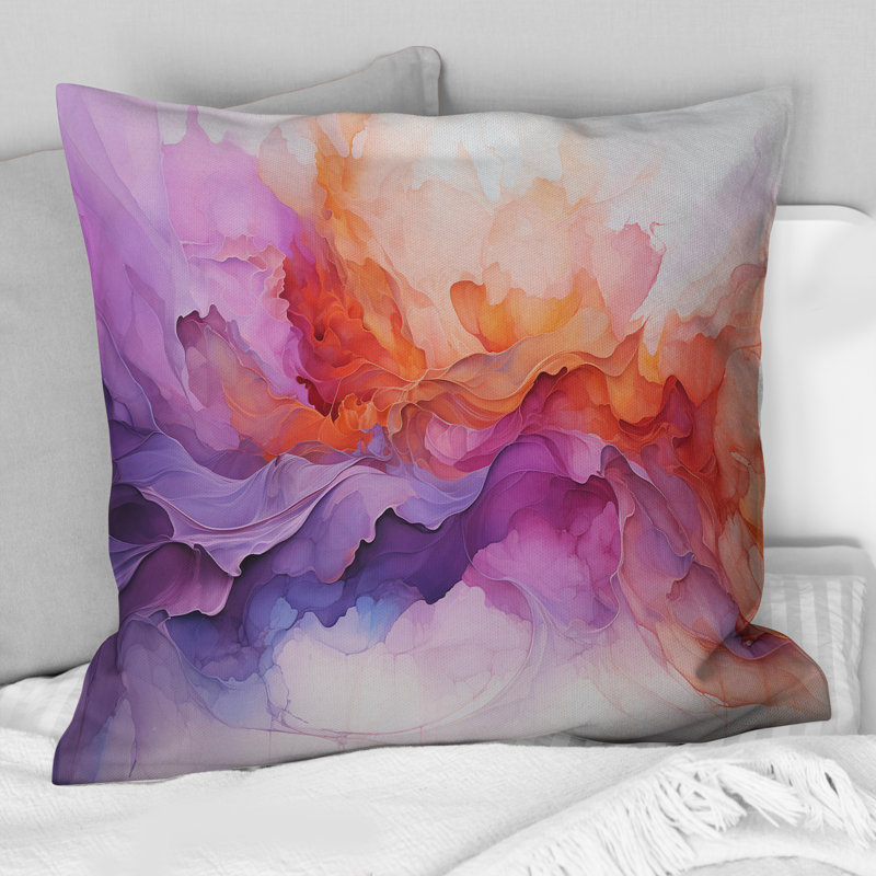 Coussin Vibrant Swirls - Abstract Spirals